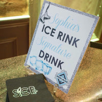 Custom Signature drink signage