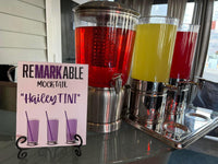 Custom Signature drink signage