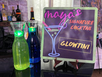 Custom Signature drink signage