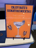 Custom Signature drink signage