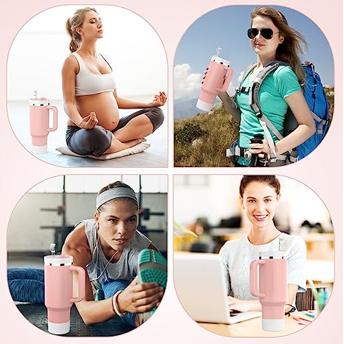 FECBK Water Bottle Pouch for Stanley Cup Accessories 40 OZ with Dual Zipper  Portable Tumbler Bag for Outdoor Gym Water Bottle Caddy for Phone Cards